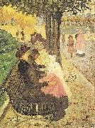 Maurice Prendergast The Tuileries Gardens oil